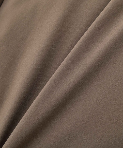 NANO universe（ナノユニバース）の「「西川ダウン(R)」ソロテックスAラインダウン（ダウンジャケット/コート・レディース・オフホワイト/ブラック/モカ・M/S）」の9枚目の写真