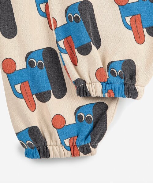 BOBO CHOSES(ボボショーズ)の「総柄Doggy Mate長パンツ【キッズ】(その他パンツ・キッズ・オフホワイト・100/110/120/130/140)」の4枚目の写真