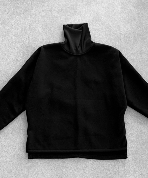 Maison Calme(メゾンカルム)の「【上下セット】ボリューム ハイネックスウェット スリットスカート セットアップ リラックスウェア(セットアップ・レディース・ピンク/グレー/ブラック・M/L)」の17枚目の写真