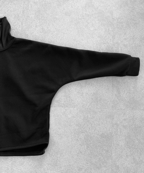 Maison Calme(メゾンカルム)の「【上下セット】ボリューム ハイネックスウェット スリットスカート セットアップ リラックスウェア(セットアップ・レディース・ピンク/グレー/ブラック・M/L)」の20枚目の写真