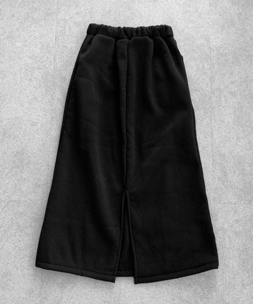 Maison Calme(メゾンカルム)の「【上下セット】ボリューム ハイネックスウェット スリットスカート セットアップ リラックスウェア(セットアップ・レディース・ピンク/グレー/ブラック・M/L)」の22枚目の写真