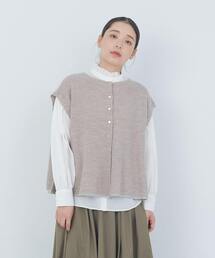 新品 ADIEU TRISTESSE アデュートリステス　コットンニット　ベスト ADIEU TRISTESSE｜アデュートリステスのベスト通販 - ZOZOTOWN