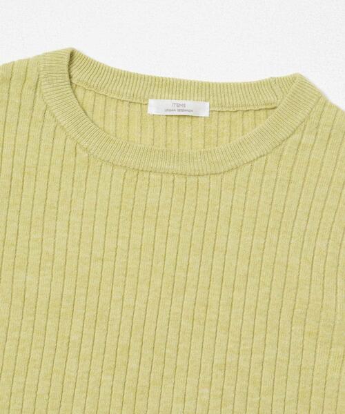 ITEMS URBANRESEARCH(アイテムズ アーバンリサーチ)の「『洗濯可』フワフワクルーネックリブニット(ニット/セーター・レディース・オフホワイト/チャコールグレー/ベージュ/グリーン系その他・FREE)」の19枚目の写真