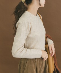 ITEMS URBANRESEARCH | フワフワクルーネックリブニット(ニット/セーター)