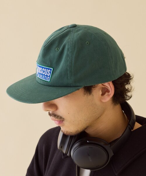 DISCUS（ディスカス）の「【DISCUS】刺繍ロゴウォッシュコットンキャップ（キャップ・レディース・グリーン/ブラウン/ブラック/チャコールグレー・ONE SIZE）」の5枚目の写真