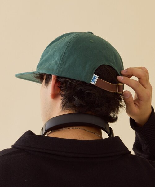 DISCUS（ディスカス）の「【DISCUS】刺繍ロゴウォッシュコットンキャップ（キャップ・レディース・グリーン/ブラウン/ブラック/チャコールグレー・ONE SIZE）」の6枚目の写真
