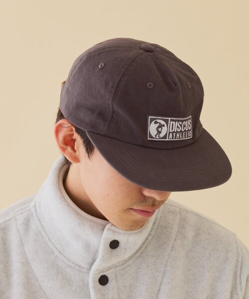 DISCUS（ディスカス）の「【DISCUS】刺繍ロゴウォッシュコットンキャップ（キャップ・レディース・グリーン/ブラウン/ブラック/チャコールグレー・ONE SIZE）」の7枚目の写真