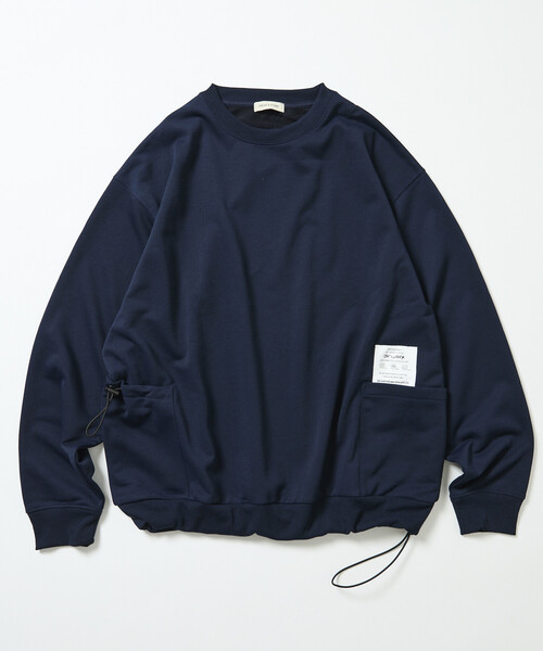 FREAK'S STORE(フリークスストア)の「限定展開 Drymix(R)/ドライミックス リラックスフィット サイドポケット クルーネック スウェット(スウェット・メンズ・アッシュグレー/ブラック/グレイッシュベージュ/ネイビー・SMALL/MEDIUM/LARGE)」の21枚目の写真