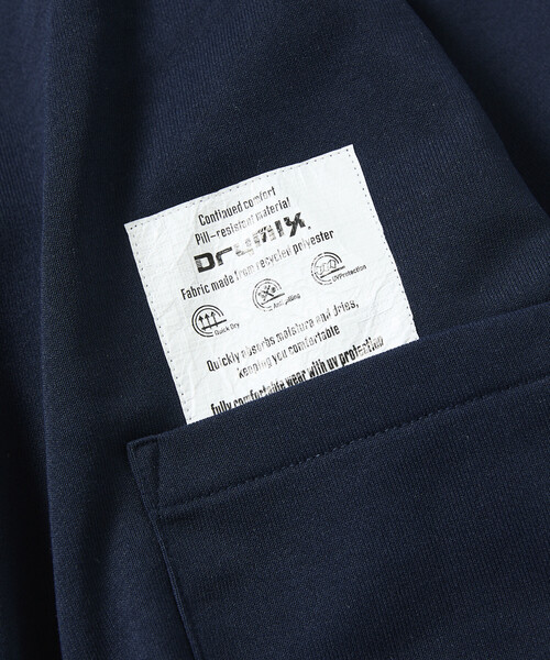 FREAK'S STORE(フリークスストア)の「限定展開 Drymix(R)/ドライミックス リラックスフィット サイドポケット クルーネック スウェット(スウェット・メンズ・アッシュグレー/ブラック/グレイッシュベージュ/ネイビー・SMALL/MEDIUM/LARGE)」の13枚目の写真