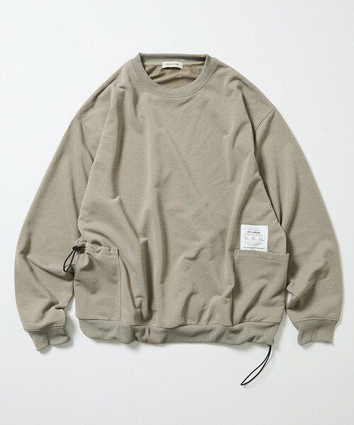 FREAK'S STORE(フリークスストア)の「限定展開 Drymix(R)/ドライミックス リラックスフィット サイドポケット クルーネック スウェット(スウェット・メンズ・アッシュグレー/ブラック/グレイッシュベージュ/ネイビー・SMALL/MEDIUM/LARGE)」の20枚目の写真