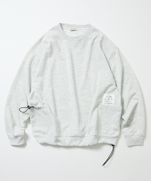 FREAK'S STORE(フリークスストア)の「限定展開 Drymix(R)/ドライミックス リラックスフィット サイドポケット クルーネック スウェット(スウェット・メンズ・アッシュグレー/ブラック/グレイッシュベージュ/ネイビー・SMALL/MEDIUM/LARGE)」の19枚目の写真