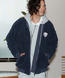 MA-1（ブルー・ネイビー/青色系・ワンポイント）ファッション