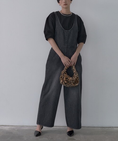 GALLEST（ギャレスト）の「フェイクファーマイクロバッグ（ハンドバッグ・レディース・アイボリー/ダークブラウン系4/ブラック・00）」の5枚目の写真