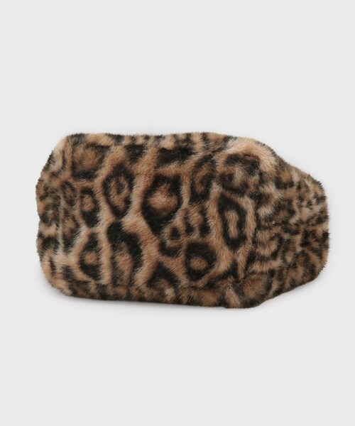 GALLEST（ギャレスト）の「フェイクファーマイクロバッグ（ハンドバッグ・レディース・アイボリー/ダークブラウン系4/ブラック・00）」の9枚目の写真