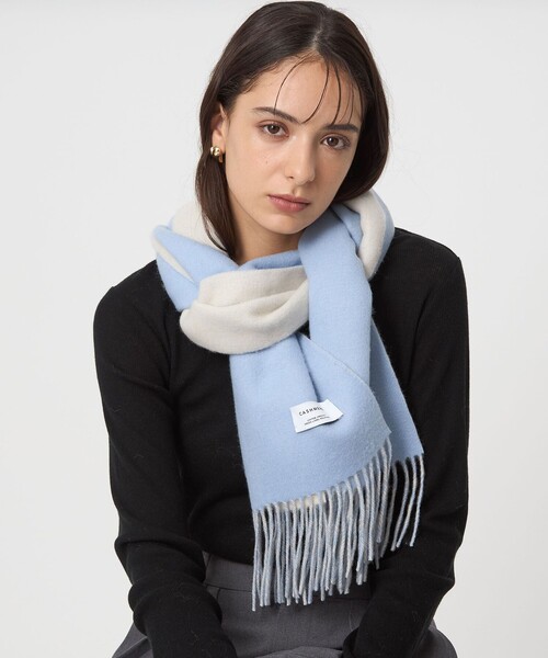 カシミヤ リバーシブル マフラー（マフラー）｜green label relaxing