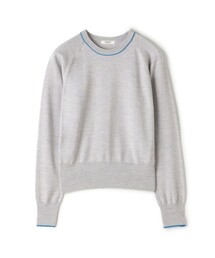 トゥモローランド❤️macphee マカフィー　スウェット　ニット　グレー MACPHEE（マカフィー） ニット セーター NZ LAMBS クルーネックプル