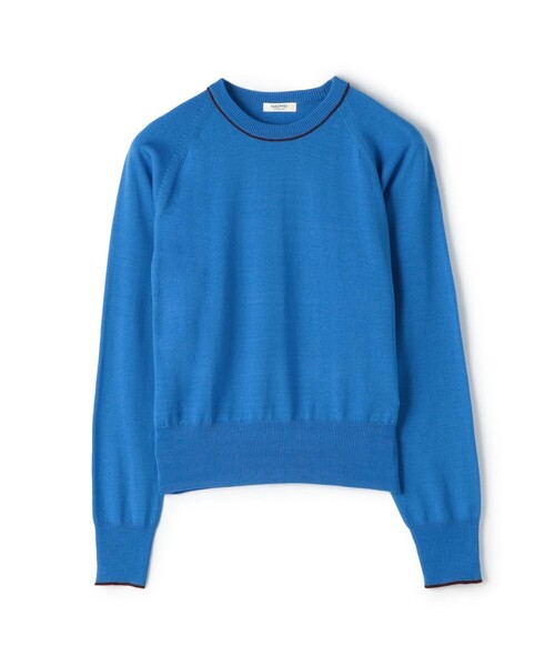 プレーンウール クルーネックプルオーバー（ニット/セーター