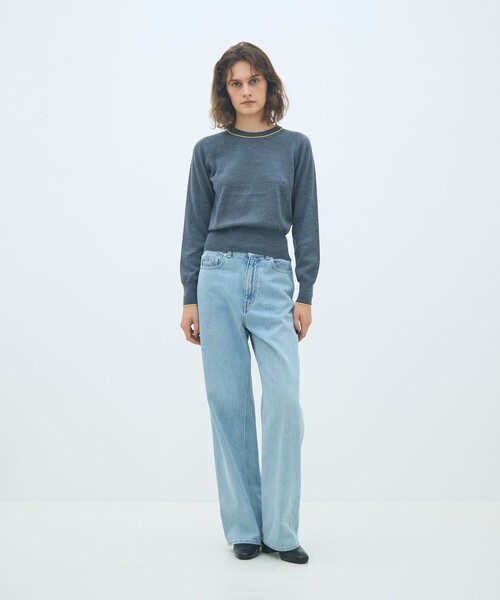 美品　マカフィー　ニット　クルーネックプルオーバー プレーンウール クルーネックプルオーバー（ニット/セーター