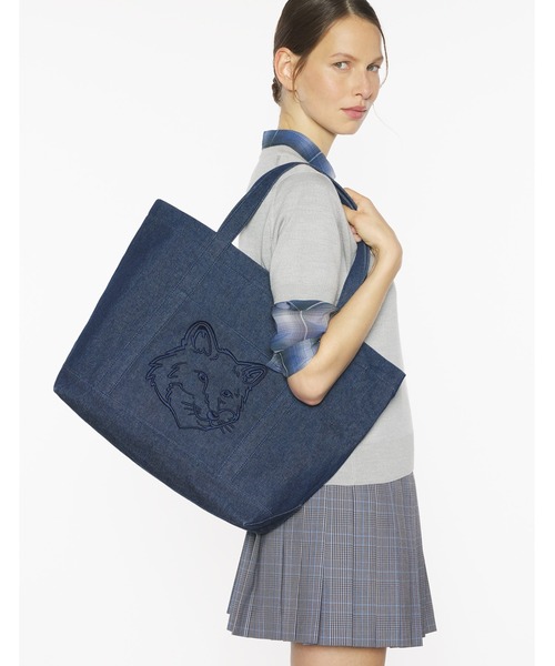 Maison Kitsune（メゾンキツネ）の「FOX HEAD LARGE TOTE（トート