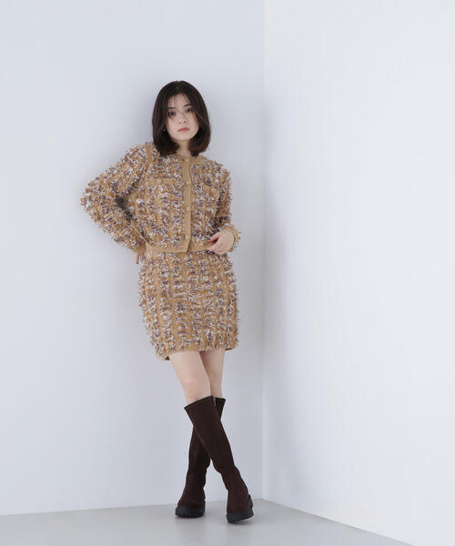 ◇フリンジニットセットアップ（スカート）｜NATURAL BEAUTY BASIC