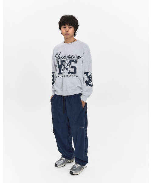 YESEYESEE(イエスアイシー)の「Y.E.S Sporting Club Sweatshirt(スウェット・メンズ・ライトグレー/ブラック/カーキ・L/M/S/XL)」の18枚目の写真
