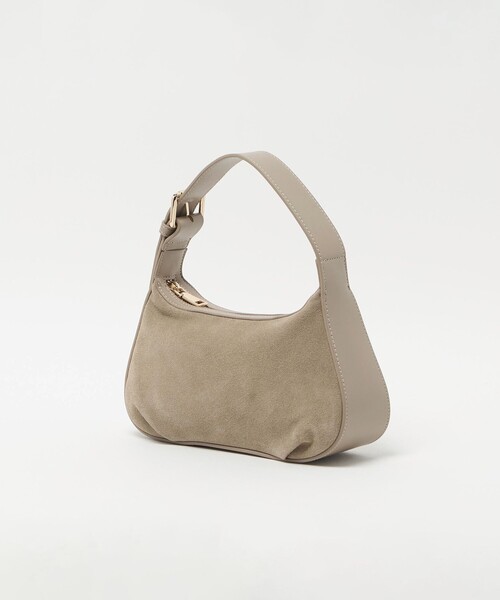 BEAUTY&YOUTH UNITED ARROWS(ビューティーアンドユースユナイテッドアローズ)の「スエード ムーン ワイドベルト ワンショルダーバッグ(ショルダーバッグ・レディース・ベージュ/ダークブラウン・FREE)」の14枚目の写真