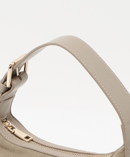 BEAUTY&YOUTH UNITED ARROWS(ビューティーアンドユースユナイテッドアローズ)の「スエード ムーン ワイドベルト ワンショルダーバッグ(ショルダーバッグ・レディース・ベージュ/ダークブラウン・FREE)」の15枚目の写真