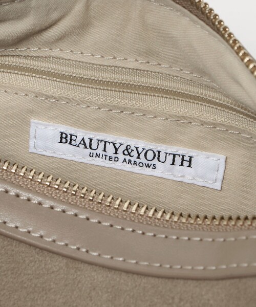 BEAUTY&YOUTH UNITED ARROWS(ビューティーアンドユースユナイテッドアローズ)の「スエード ムーン ワイドベルト ワンショルダーバッグ(ショルダーバッグ・レディース・ベージュ/ダークブラウン・FREE)」の19枚目の写真