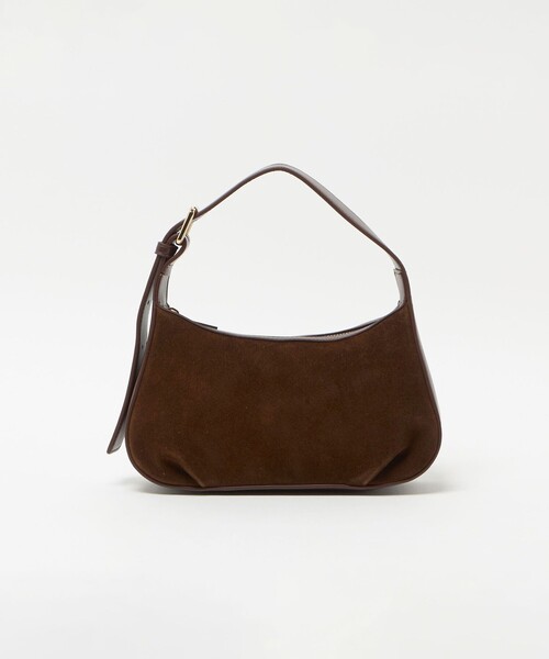 BEAUTY&YOUTH UNITED ARROWS(ビューティーアンドユースユナイテッドアローズ)の「スエード ムーン ワイドベルト ワンショルダーバッグ(ショルダーバッグ・レディース・ベージュ/ダークブラウン・FREE)」の22枚目の写真