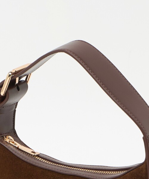 セール】スエード ムーン ワイドベルト ワンショルダーバッグ