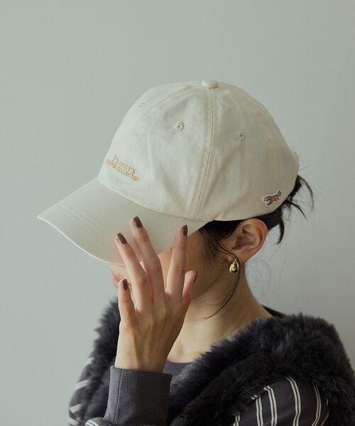 AMERICAN HOLIC（アメリカンホリック）の「PENNEY'S ロゴ刺繍キャップ（ハット・レディース・チャコールグレー/アイボリー/ピンク/ブラウン・FREE）」の2枚目の写真