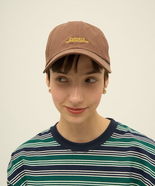 AMERICAN HOLIC（アメリカンホリック）の「PENNEY'S ロゴ刺繍キャップ（ハット・レディース・チャコールグレー/アイボリー/ピンク/ブラウン・FREE）」の11枚目の写真