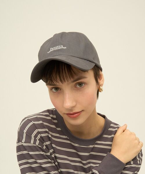 AMERICAN HOLIC（アメリカンホリック）の「PENNEY'S ロゴ刺繍キャップ（ハット・レディース・チャコールグレー/アイボリー/ピンク/ブラウン・FREE）」の16枚目の写真