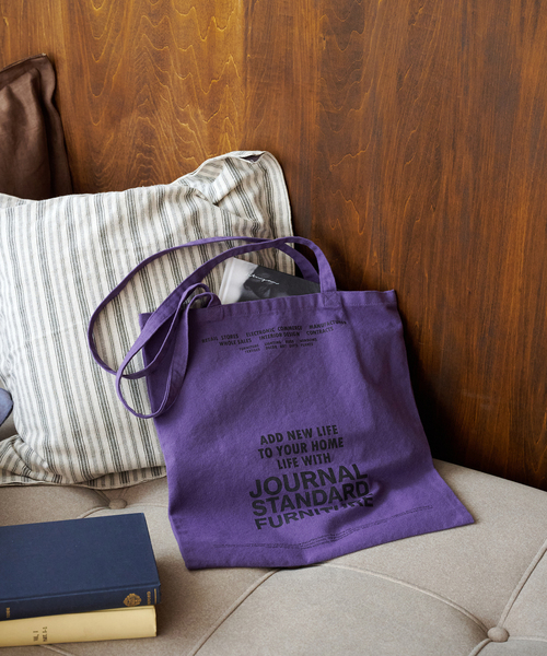 journal standard Furniture （ジャーナルスタンダードファニチャー）の「JSF TOTE CANVAS　トートバッグ（トートバッグ・レディース・グレー/カーキ/グリーン系その他/ネイビー/パープル/オレンジ/イエロー/アイボリー/ブラック・FREE）」の7枚目の写真