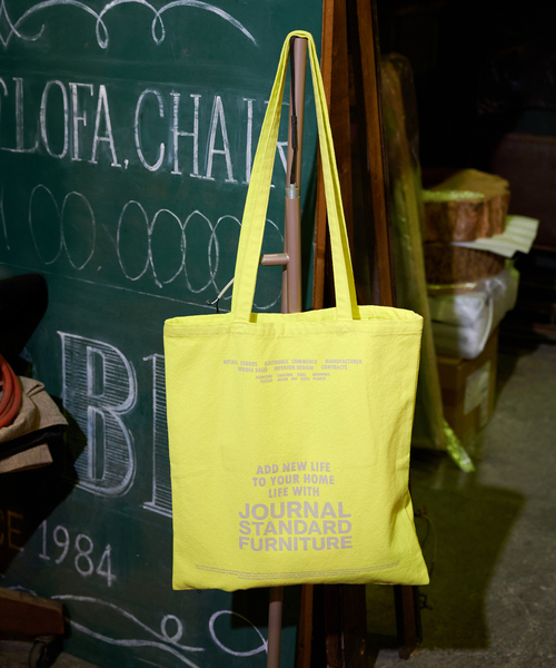 journal standard Furniture （ジャーナルスタンダードファニチャー）の「JSF TOTE CANVAS　トートバッグ（トートバッグ・レディース・グレー/カーキ/グリーン系その他/ネイビー/パープル/オレンジ/イエロー/アイボリー/ブラック・FREE）」の8枚目の写真