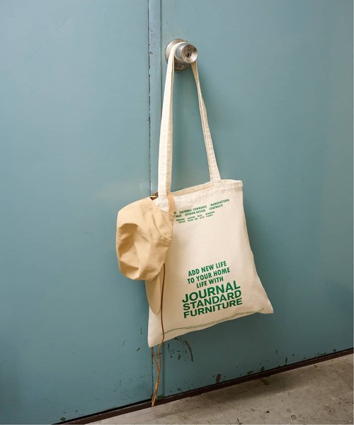 journal standard Furniture （ジャーナルスタンダードファニチャー）の「JSF TOTE CANVAS　トートバッグ（トートバッグ・レディース・グレー/カーキ/グリーン系その他/ネイビー/パープル/オレンジ/イエロー/アイボリー/ブラック・FREE）」の2枚目の写真