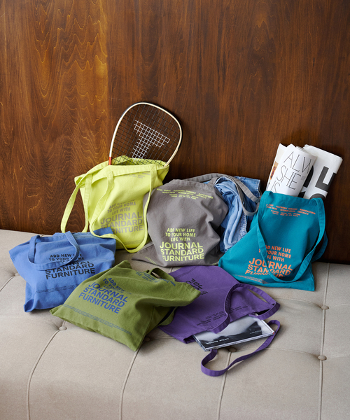 journal standard Furniture （ジャーナルスタンダードファニチャー）の「JSF TOTE CANVAS　トートバッグ（トートバッグ・レディース・グレー/カーキ/グリーン系その他/ネイビー/パープル/オレンジ/イエロー/アイボリー/ブラック・FREE）」の12枚目の写真