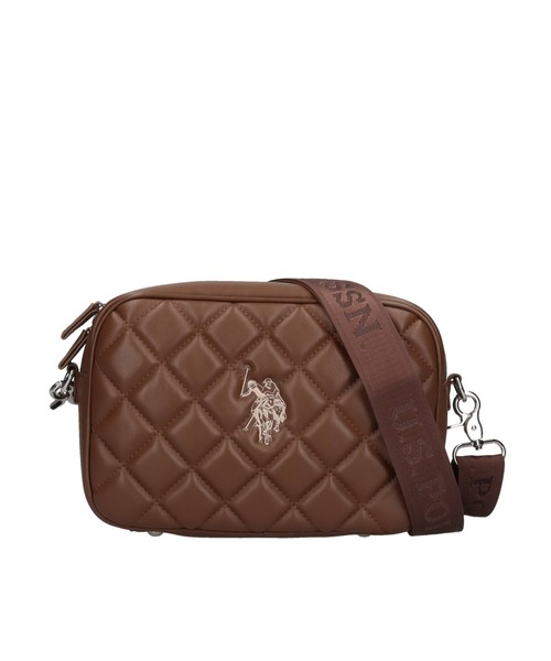 U.S. POLO ASSN.(ユーエスポロアッスン)の「【U.S. POLO ASSN.】 ユーエスポロアッスン Cross check quilting クロスボディショルダーバッグ USPA2724(ショルダーバッグ・レディース・ブラウン/グリーン/ピンク/ホワイト/アイボリー/ブラック・FREE)」の4枚目の写真