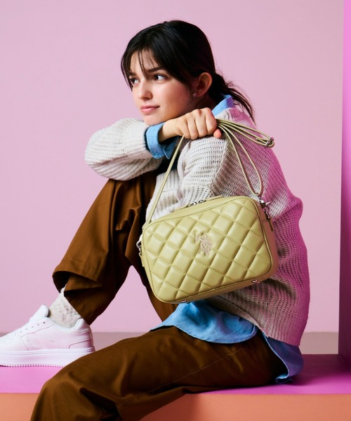 U.S. POLO ASSN.】 ユーエスポロアッスン Cross check quilting クロス
