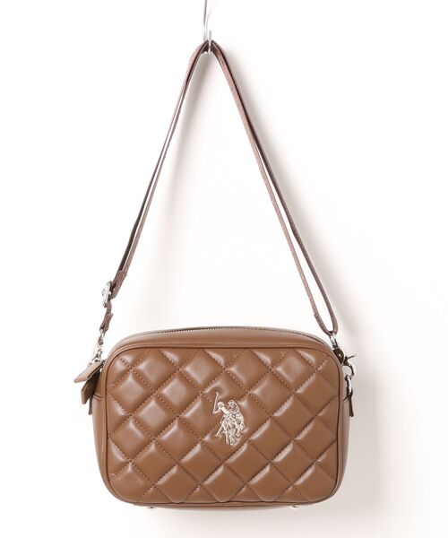 U.S. POLO ASSN.(ユーエスポロアッスン)の「【U.S. POLO ASSN.】 ユーエスポロアッスン Cross check quilting クロスボディショルダーバッグ USPA2724(ショルダーバッグ・レディース・ブラウン/グリーン/ピンク/ホワイト/アイボリー/ブラック・FREE)」の20枚目の写真