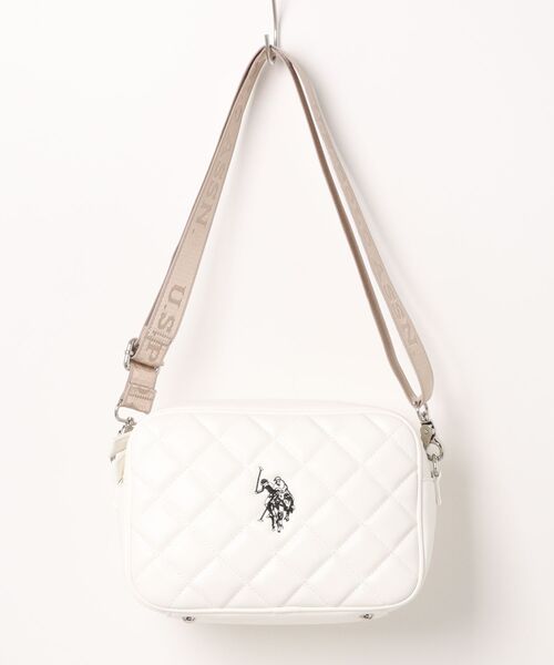 U.S. POLO ASSN.(ユーエスポロアッスン)の「【U.S. POLO ASSN.】 ユーエスポロアッスン Cross check quilting クロスボディショルダーバッグ USPA2724(ショルダーバッグ・レディース・ブラウン/グリーン/ピンク/ホワイト/アイボリー/ブラック・FREE)」の17枚目の写真