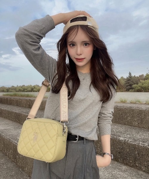 U.S. POLO ASSN.】 ユーエスポロアッスン Cross check quilting クロス