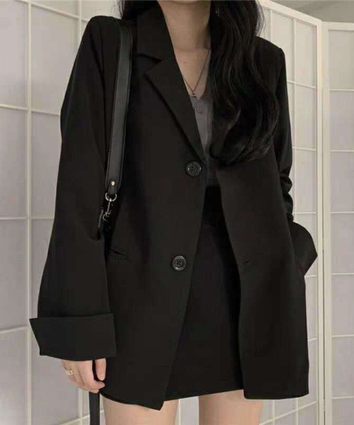 セール】シングルボタンテーラードジャケット（テーラードジャケット