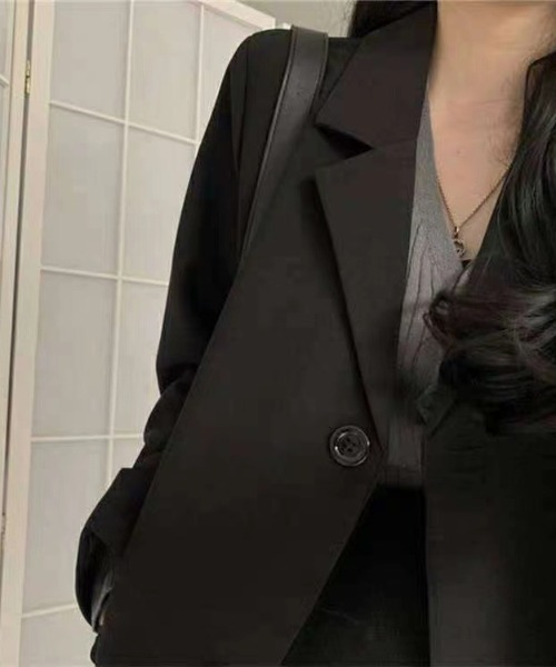 セール】シングルボタンテーラードジャケット（テーラードジャケット