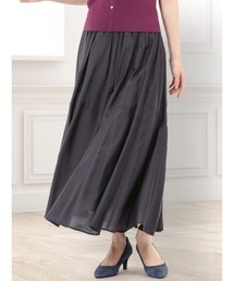 m.f.editorial | 【ハンドウォッシャブル】m.f.エディトリアル レディース シルキーローン タックギャザースカート(スカート)