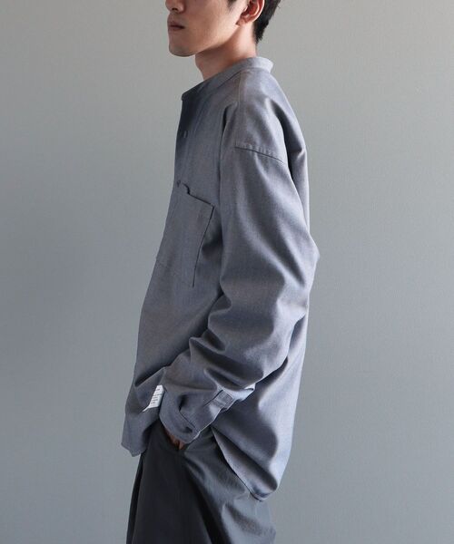 CRAFT STANDARD BOUTIQUE（クラフトスタンダードブティック）の「DRY-MIX オックスフォードバンドカラーシャツ（シャツ/ブラウス・メンズ・グレー/ブルー/オフホワイト・M/L/XL）」の19枚目の写真