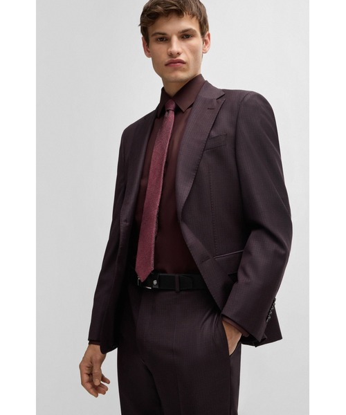 BOSS(ボス)の「レギュラーフィットシャツ コットンポプリン(シャツ/ブラウス・メンズ・グレー/ブラウン・S/M/XS/L)」の12枚目の写真