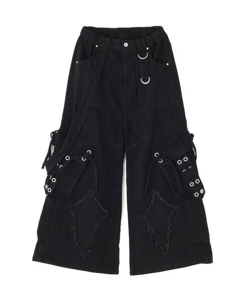 Chica(チカ)の「Chica/チカ/damage denim(デニムパンツ・メンズ・グレー/ブラック・F)」の17枚目の写真