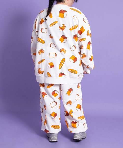 PUNYUS（プニュズ）の「【新サイズ】フード総柄スウェットパンツ（PAN)（スウェットパンツ・レディース・ベージュ・1/2/3/4/5）」の5枚目の写真