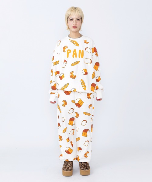 PUNYUS（プニュズ）の「【新サイズ】フード総柄スウェットパンツ（PAN)（スウェットパンツ・レディース・ベージュ・1/2/3/4/5）」の11枚目の写真